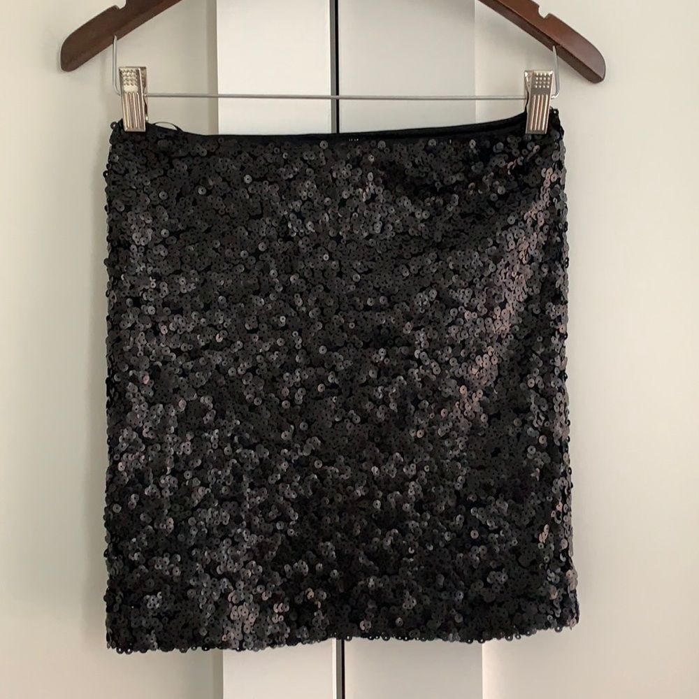 H&M sequin mini skirt
